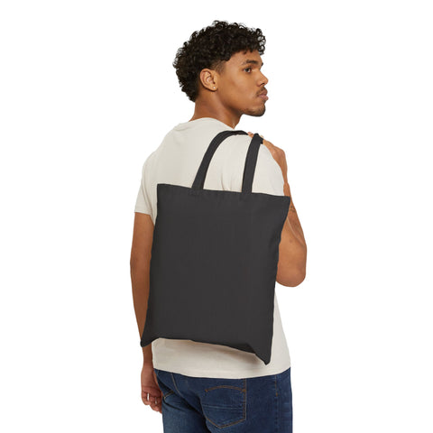 Sprout the Gnome Canvas Tote Bag: Natural or Black