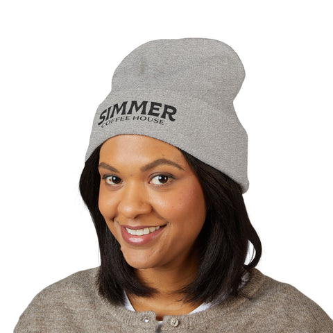 Simmer Coffee House Beanie: Classic Grey