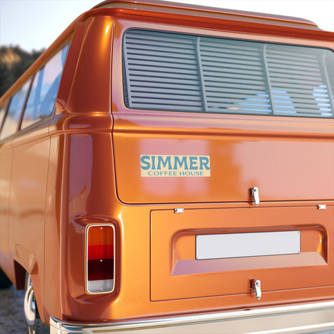 Simmer Coffee House Bumper Sticker