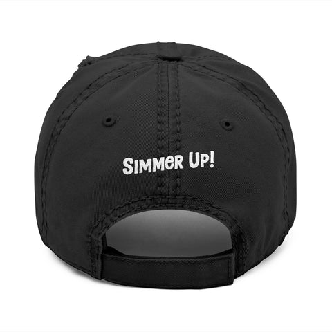 Sprout the Gnome Distressed Dad Hat: Classic Black