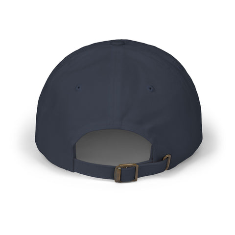 Simmer Coffee House Embroidered Dad Hat: Classic Navy Blue