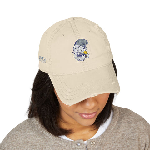 Sprout the Gnome Dad Hat: Distressed Khaki