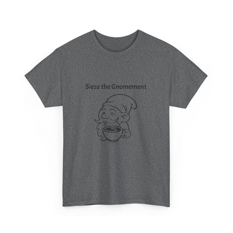 Simmer Coffee House Seize the Gnomement T-Shirt: Various Colors