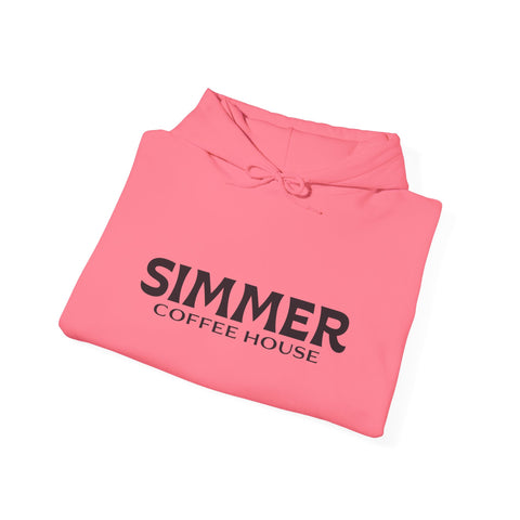 Simmer Coffee House Lifestyle Hoodie: Classic White