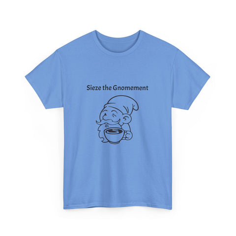 Simmer Coffee House Seize the Gnomement T-Shirt: Various Colors