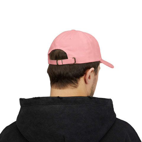 Simmer Coffee House Embroidered Dad Hat: Classic Pink & Lavender