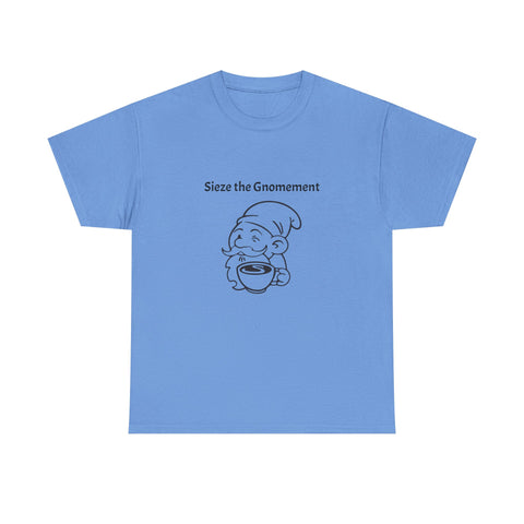 Simmer Coffee House Seize the Gnomement T-Shirt: Various Colors