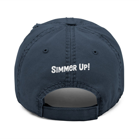 Sprout the Gnome Distressed Dad Hat: Classic Navy