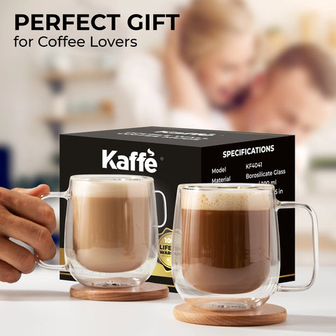 Double- Walled Glass Mugs