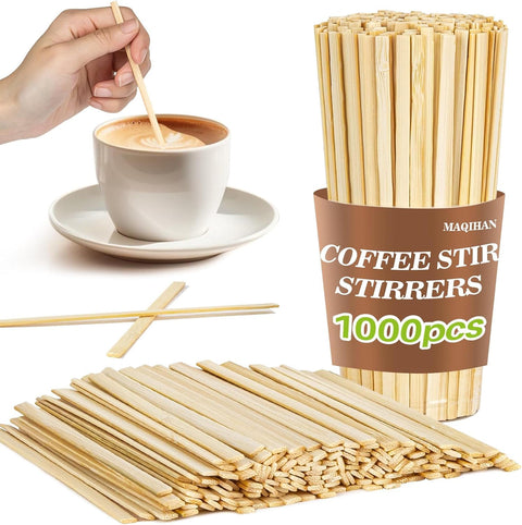 Bamboo Coffee Stirrers (Pack of 500)