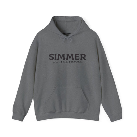 Simmer Coffee House Lifestyle Hoodie: Classic White