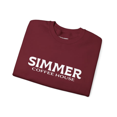 Simmer Coffee House Crewneck Sweatshirt: Various Colors