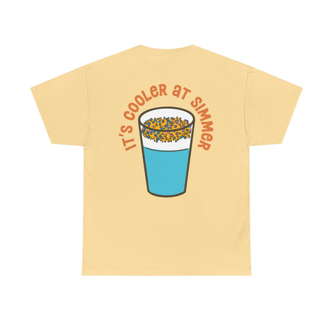 Simmer Coffee House It's Cooler at Simmer T-Shirt: Various Colors
