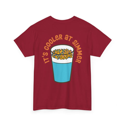 Simmer Coffee House It's Cooler at Simmer T-Shirt: Various Colors