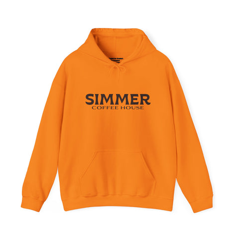 Simmer Coffee House Lifestyle Hoodie: Classic White