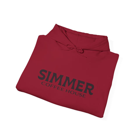 Simmer Coffee House Lifestyle Hoodie: Classic White