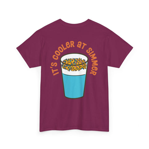 Simmer Coffee House It's Cooler at Simmer T-Shirt: Various Colors