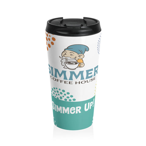 Simmer Up! Colorful Stainless Steel Travel Mug (15oz)