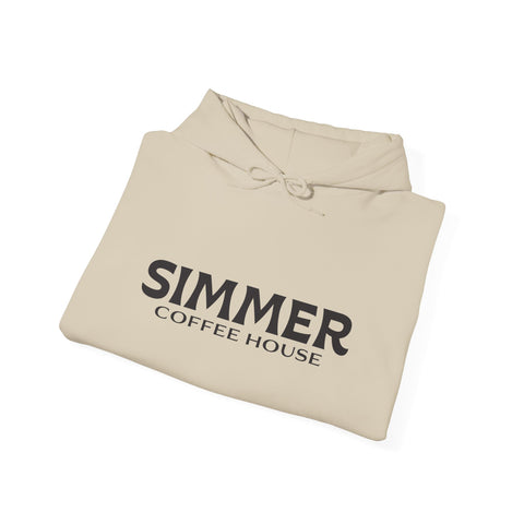 Simmer Coffee House Lifestyle Hoodie: Classic White