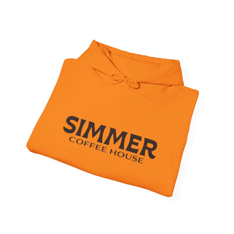 Simmer Coffee House Lifestyle Hoodie: Classic White