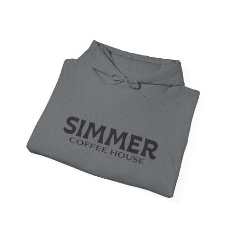 Simmer Coffee House Lifestyle Hoodie: Classic White