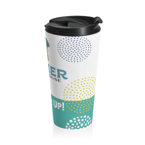 Simmer Up! Colorful Stainless Steel Travel Mug (15oz)