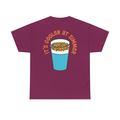 Simmer Coffee House It's Cooler at Simmer T-Shirt: Various Colors