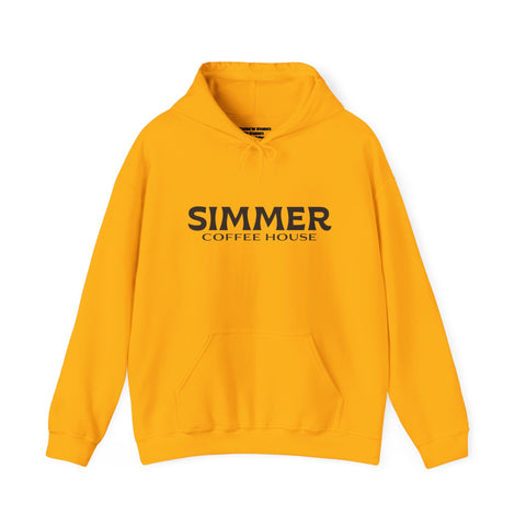 Simmer Coffee House Lifestyle Hoodie: Classic White