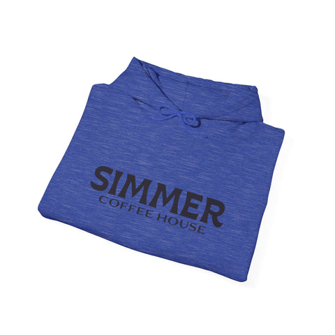 Simmer Coffee House Lifestyle Hoodie: Classic White
