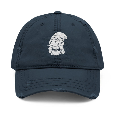 Sprout the Gnome Distressed Dad Hat: Classic Navy