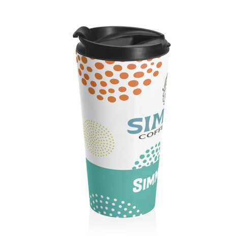 Simmer Up! Colorful Stainless Steel Travel Mug (15oz)