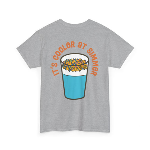 Simmer Coffee House It's Cooler at Simmer T-Shirt: Various Colors