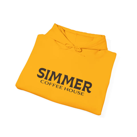 Simmer Coffee House Lifestyle Hoodie: Classic White