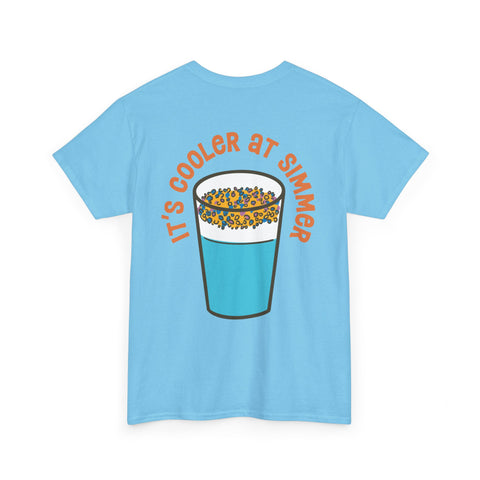 Simmer Coffee House It's Cooler at Simmer T-Shirt: Various Colors