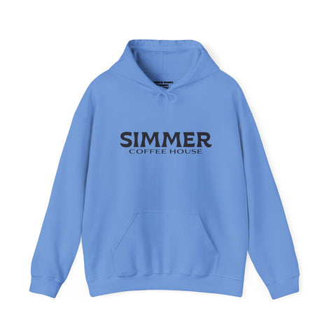 Simmer Coffee House Lifestyle Hoodie: Classic White
