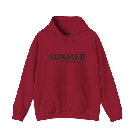 Simmer Coffee House Lifestyle Hoodie: Classic White