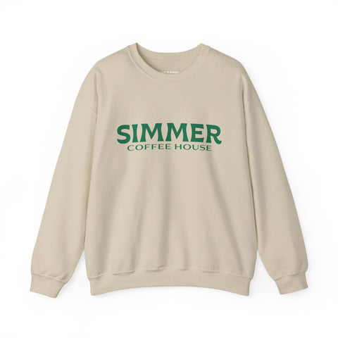 Simmer Coffee House Crewneck Sweatshirt: Various Colors