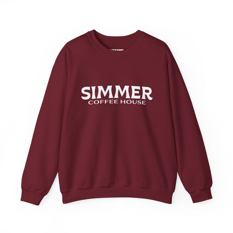 Simmer Coffee House Crewneck Sweatshirt: Various Colors