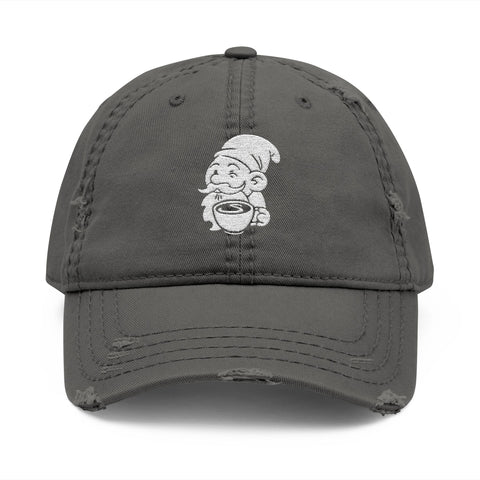 Sprout the Gnome Distressed Dad Hat: Charcoal Gray