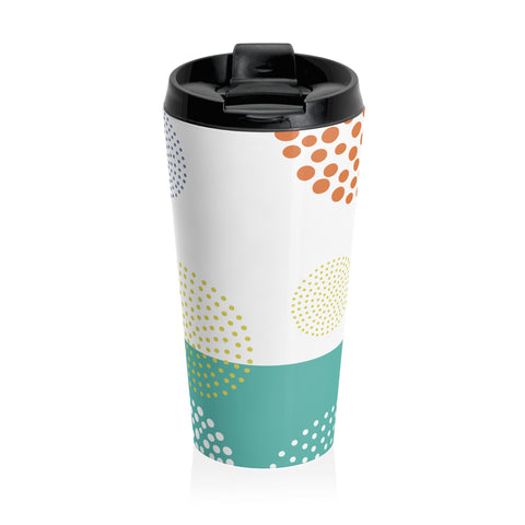 Simmer Up! Colorful Stainless Steel Travel Mug (15oz)