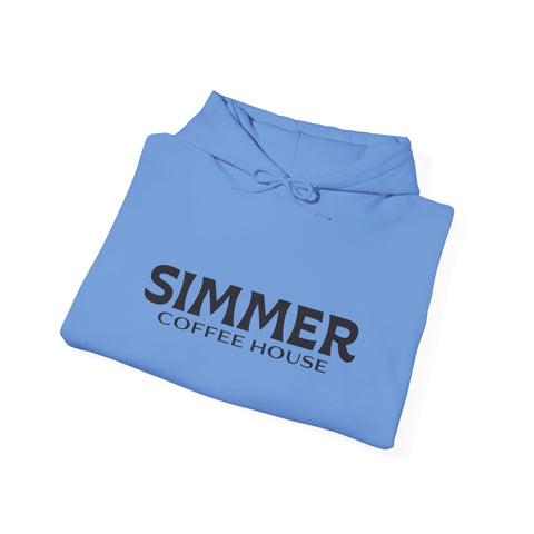 Simmer Coffee House Lifestyle Hoodie: Classic White