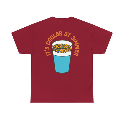 Simmer Coffee House It's Cooler at Simmer T-Shirt: Various Colors