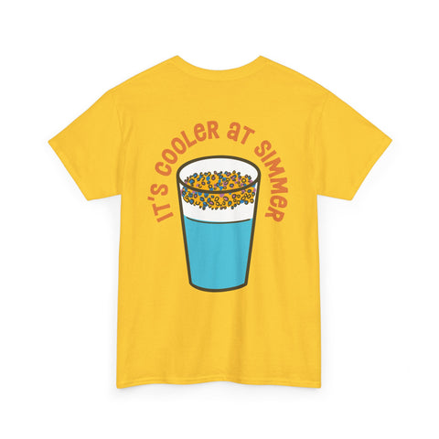 Simmer Coffee House It's Cooler at Simmer T-Shirt: Various Colors