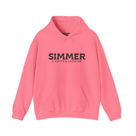Simmer Coffee House Lifestyle Hoodie: Classic White